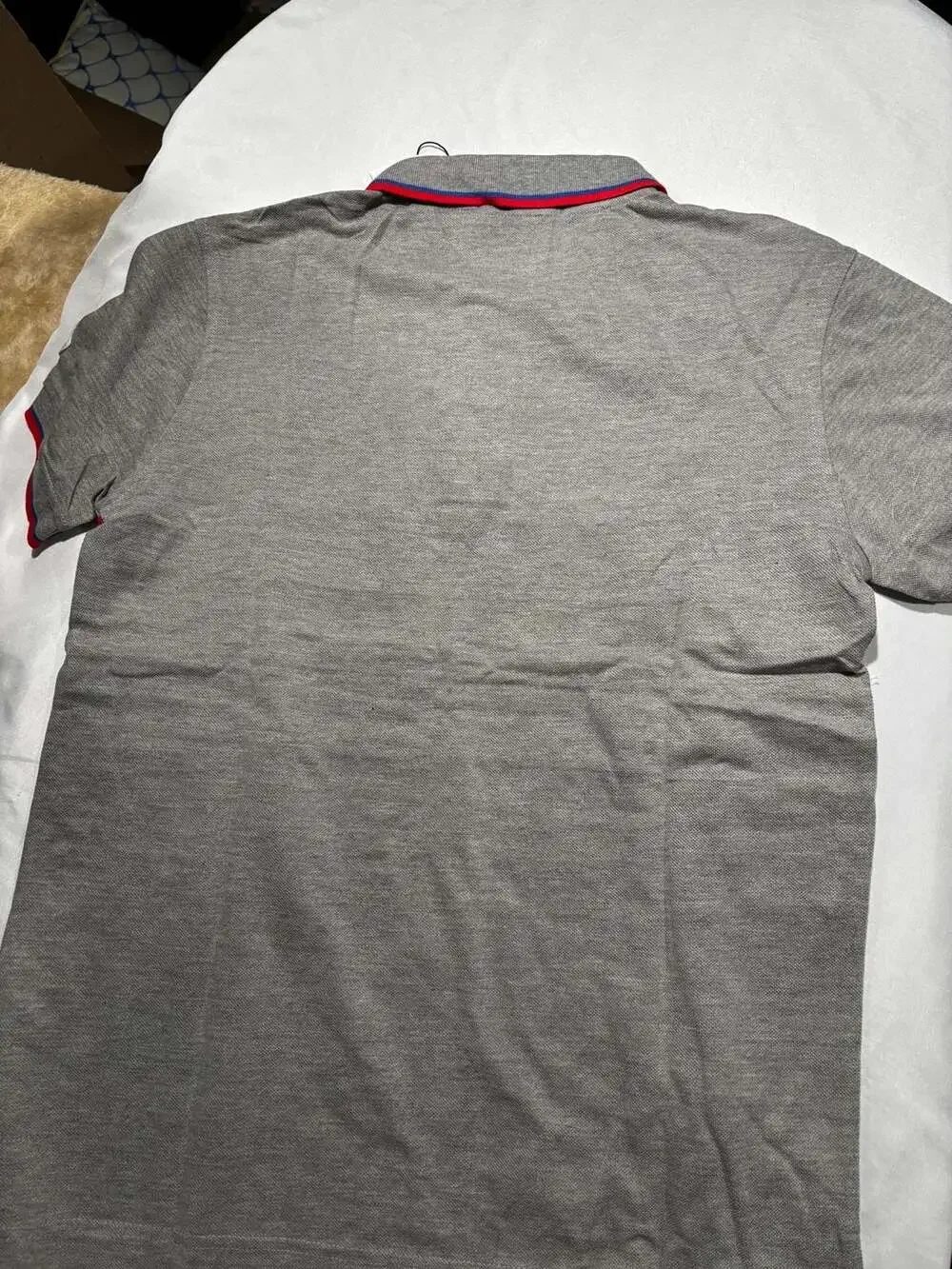Striped Short Sleeve Polo Shirt